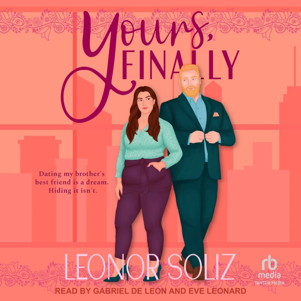 blurred cover of Yours, Finally with the release date on top.